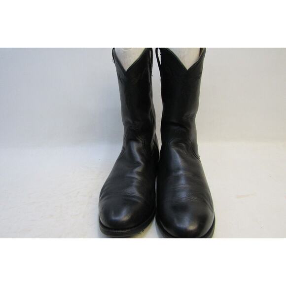 Ariat Mens Size 11 EE Black Leather Cowboy Western Roper Boots main image 10